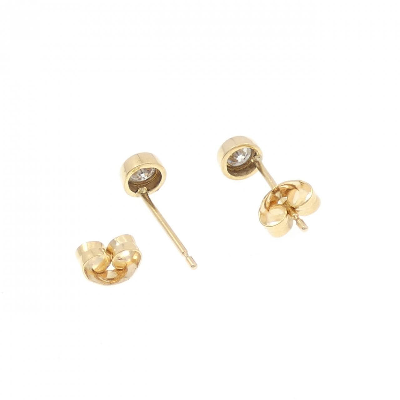 K18YG ダイヤモンド ピアス 0.18CT