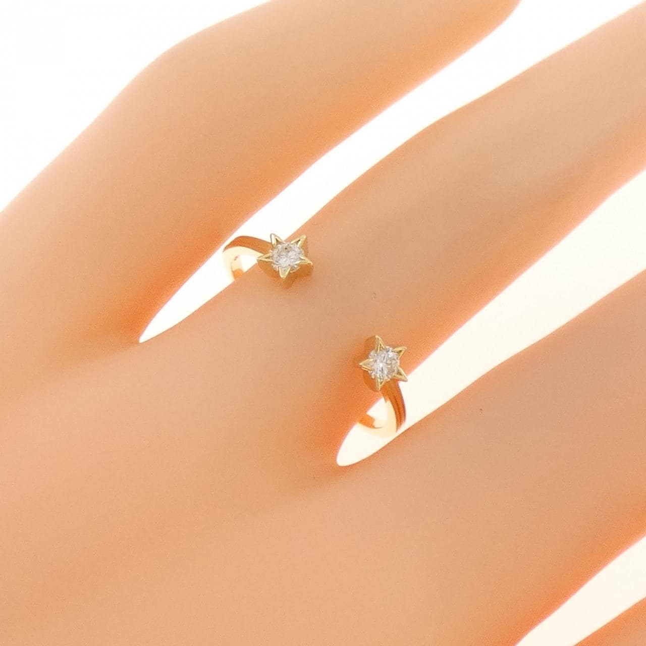 アーカー ツイン エトワール リング 0.12CT