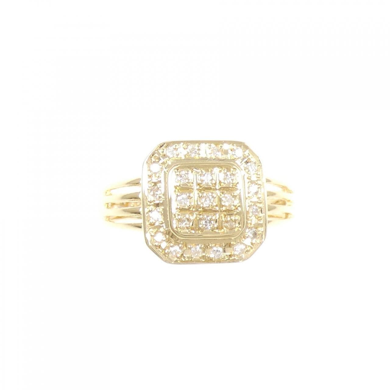 K18YG ダイヤモンド リング 0.13CT