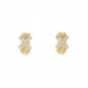 K18YG ダイヤモンド ピアス 0.18CT