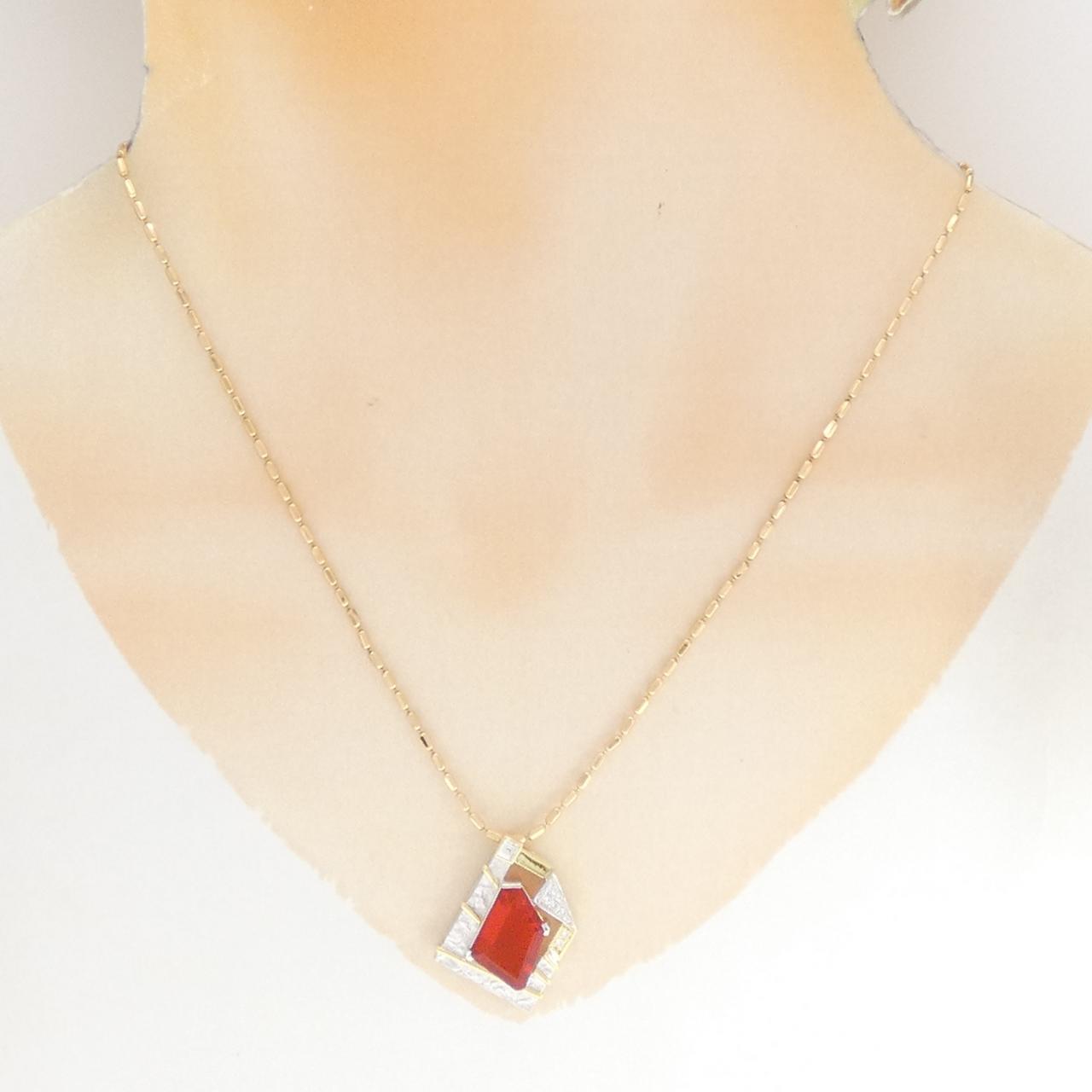 奥佳 オパール ネックレス 3.21CT