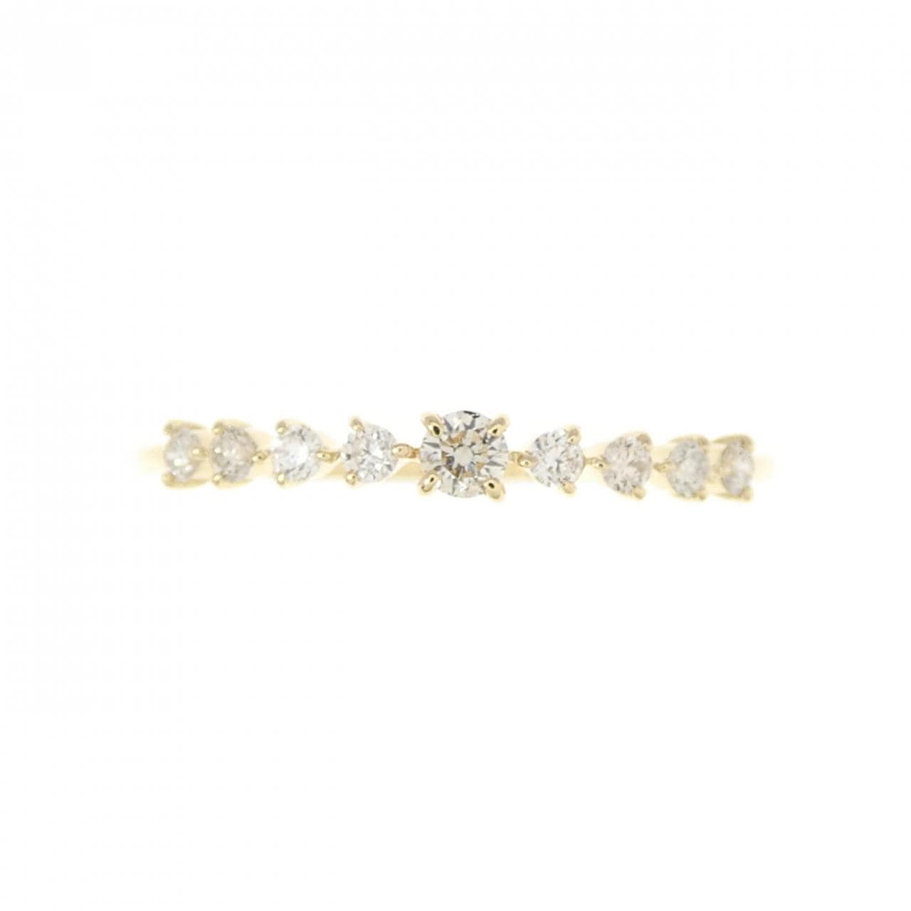 [BRAND NEW] K18YG Diamond ring 0.15CT