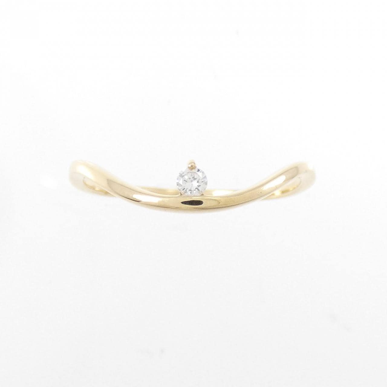 [Remake] K18YG Diamond Ring 0.03CT