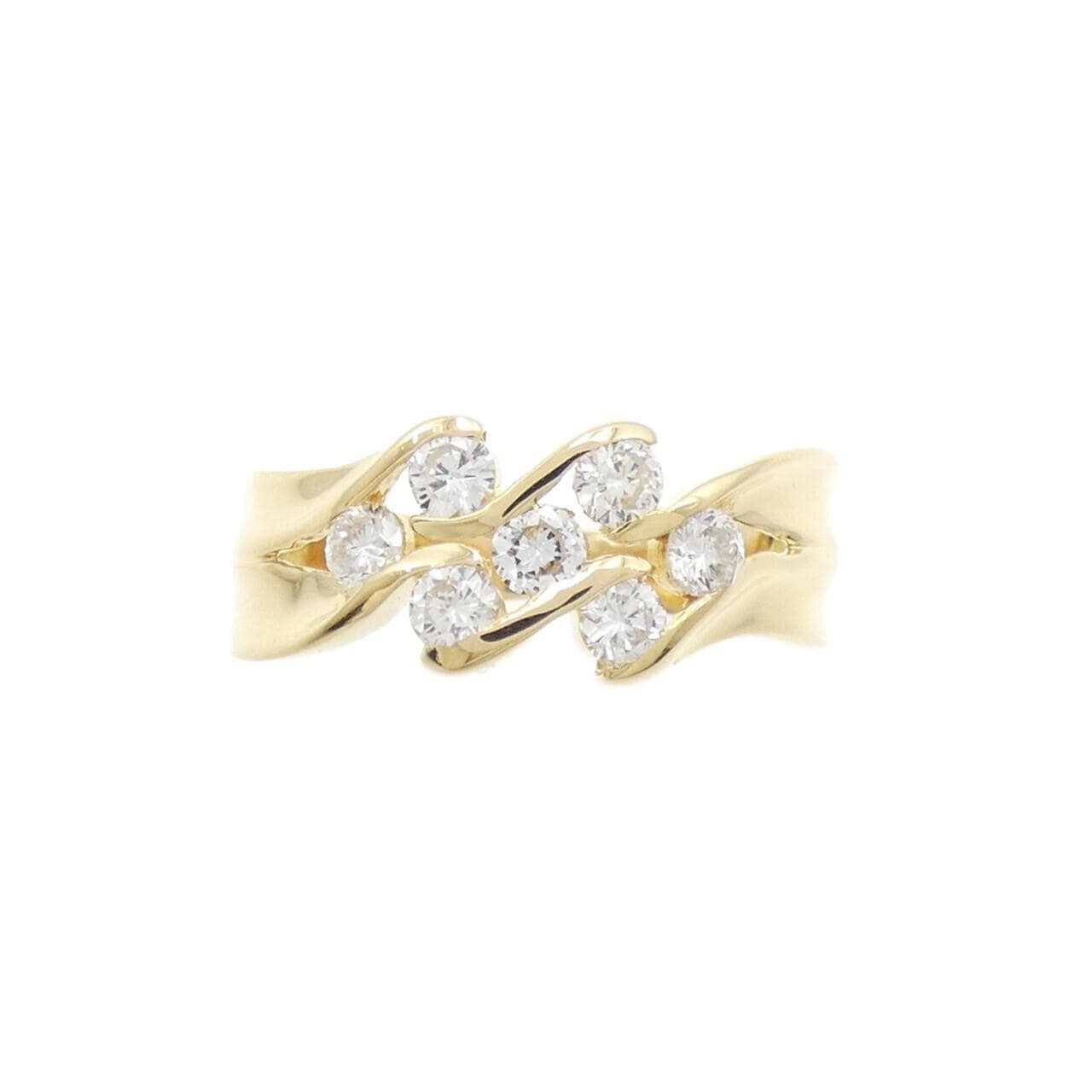 K18YG ダイヤモンド リング 0.50CT