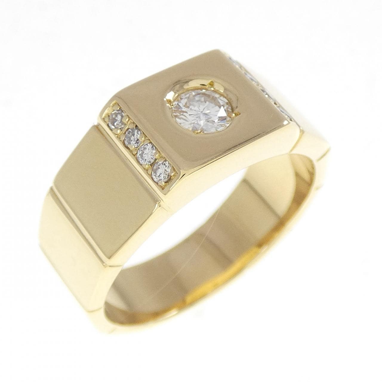 K18YG ダイヤモンド リング 0.21CT