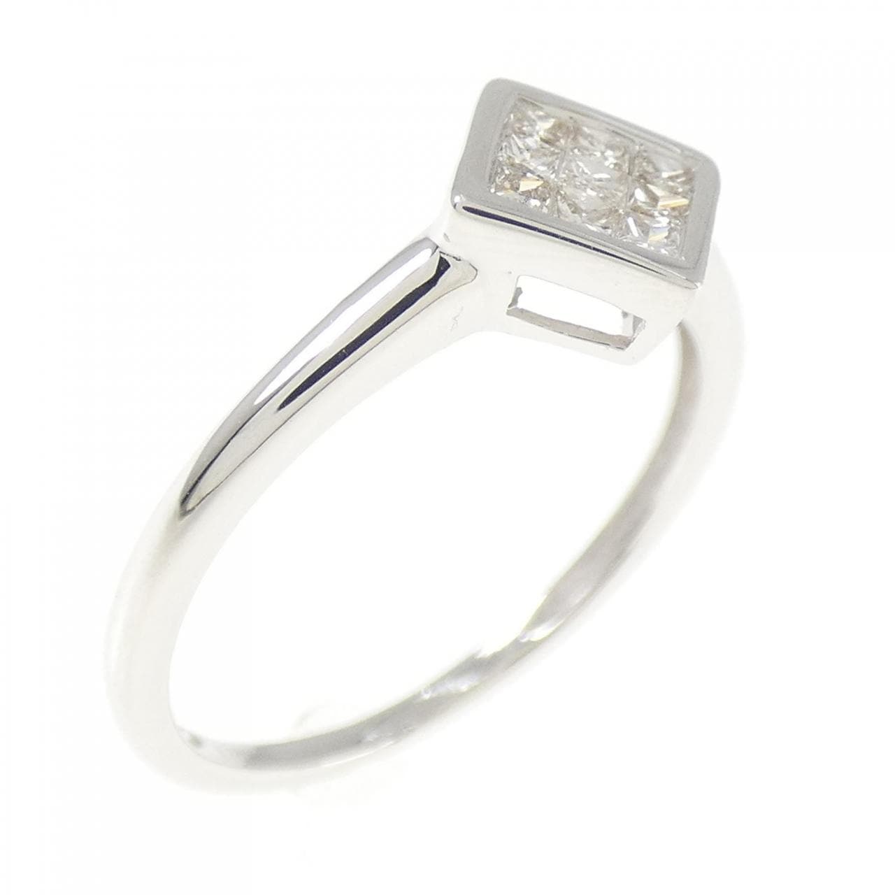 K18WG ダイヤモンド リング 0.20CT