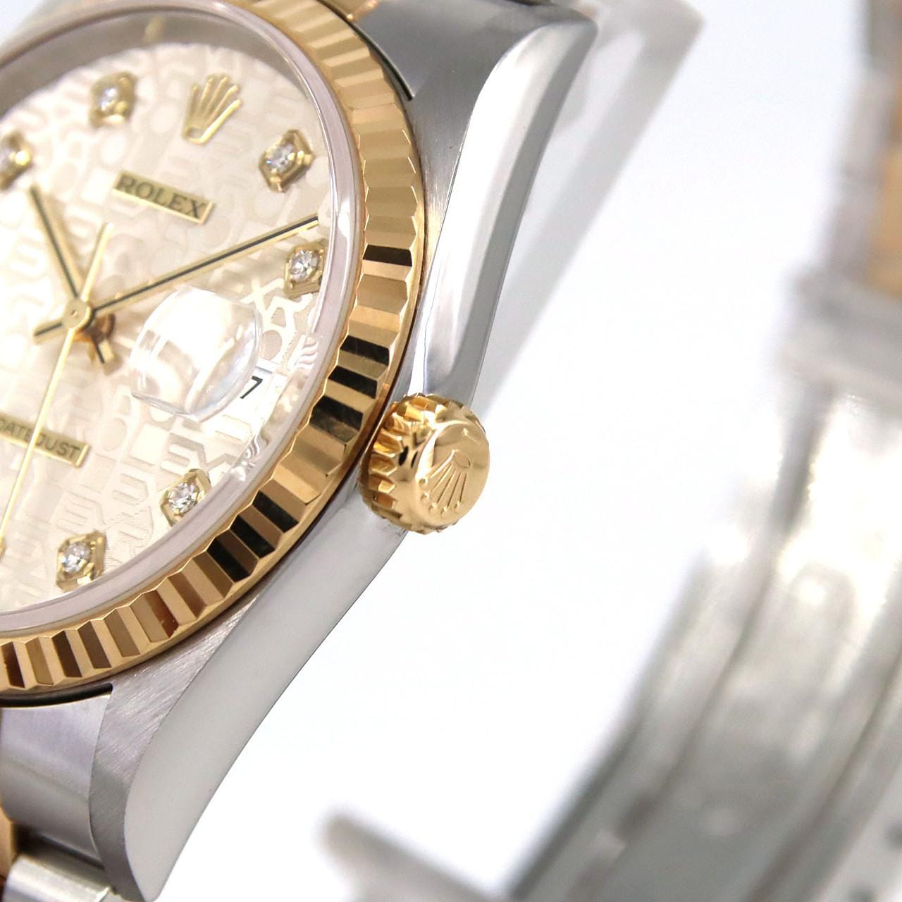 ロレックス デイトジャスト 16233G SSxYG 自動巻 K番
