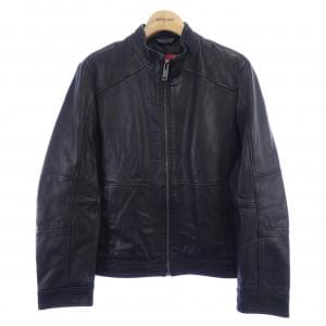 ヒューゴ HUGO レザーライダースジャケット