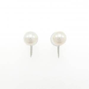 PT900 アコヤパール イヤリング 6.7mm