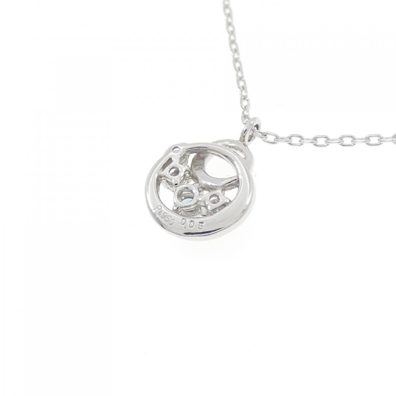 PT950/PT850鑽石項鍊 0.05 克拉