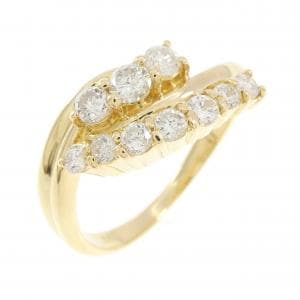 K18YG ダイヤモンド リング 0.50CT