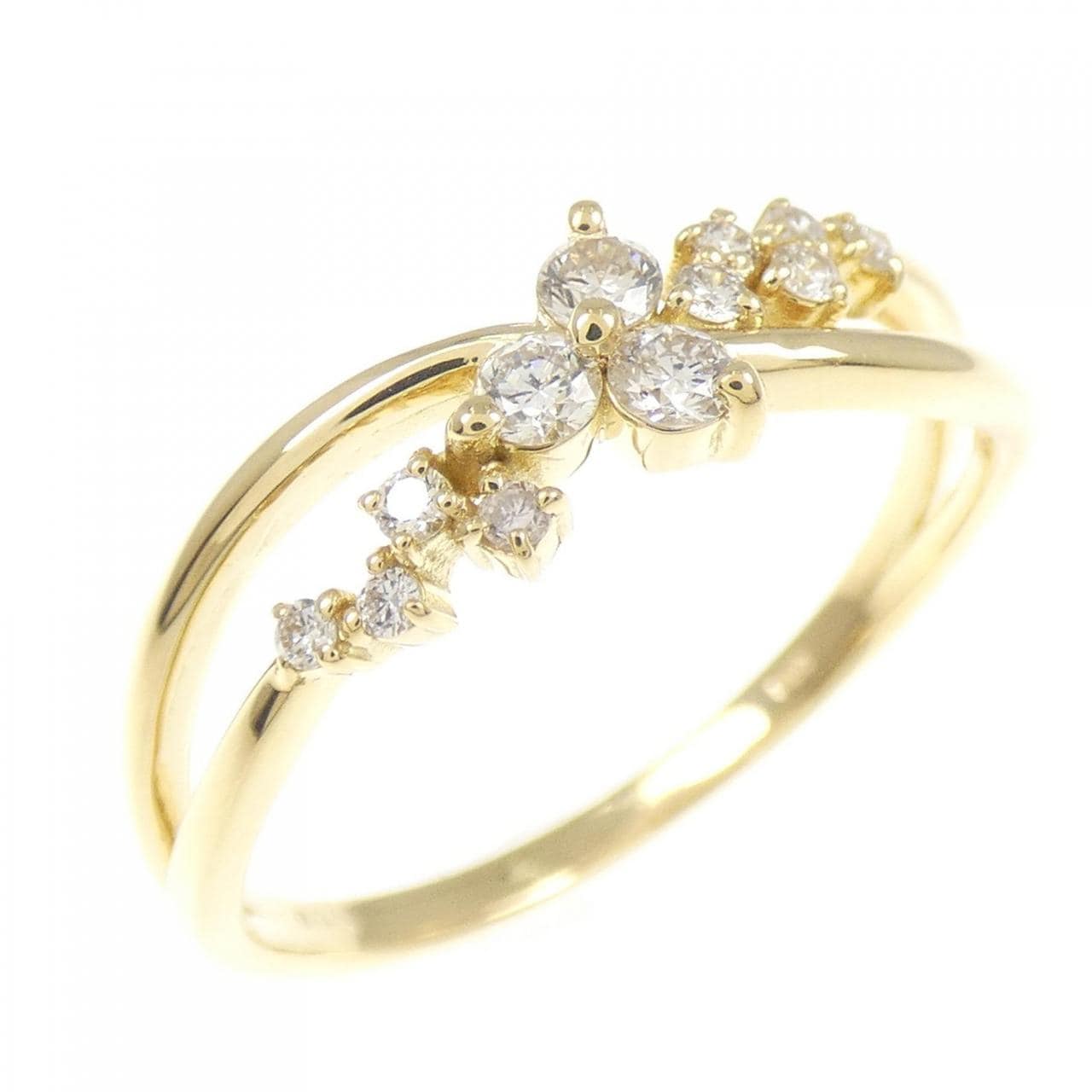 K18YG ダイヤモンド リング 0.20CT