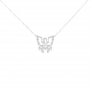 K18WG ダイヤモンド ネックレス 0.102CT