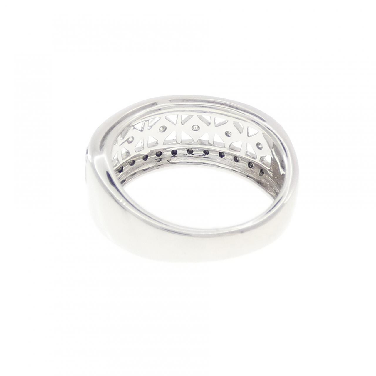 K18WG ダイヤモンド リング 0.35CT