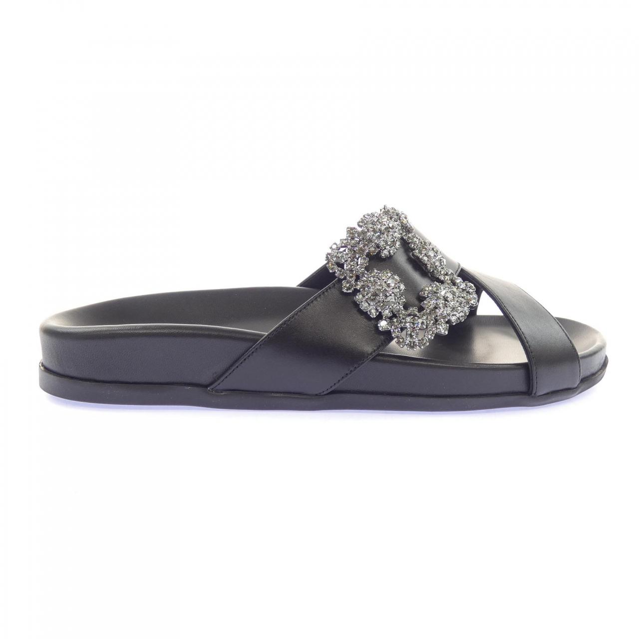 マノロブラニク MANOLO BLAHNIK CHILANGI チランギ ジュエルバックル サンダル