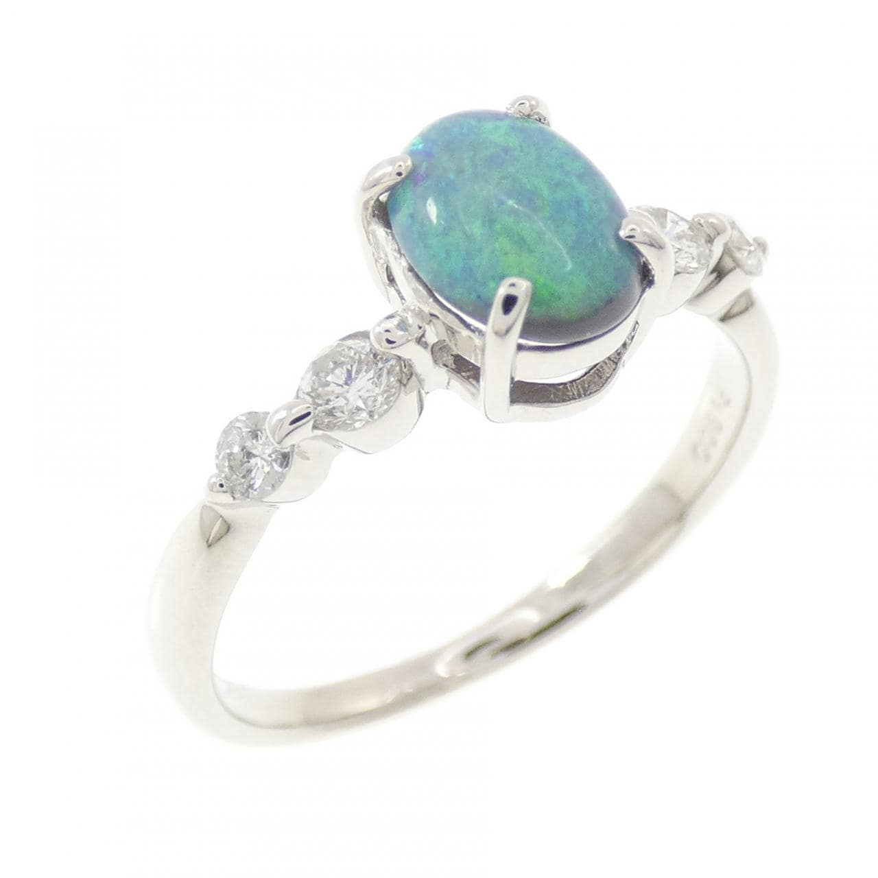PT900 ブラックオパール リング 0.54CT