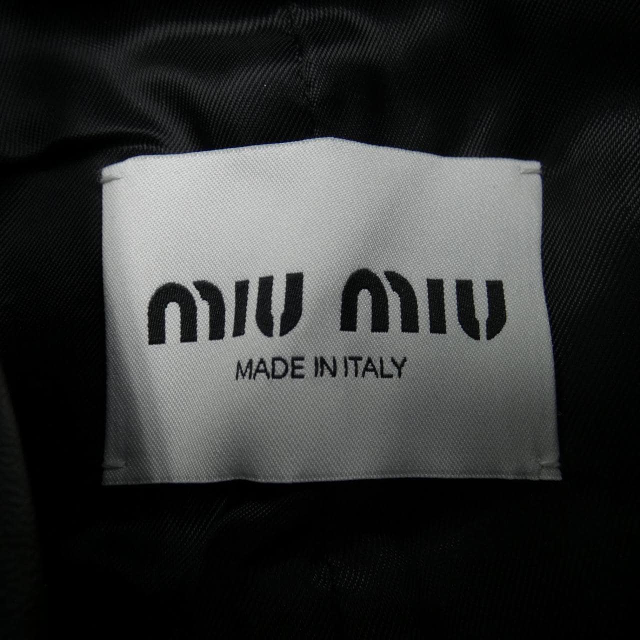 ミュウミュウ MIU MIU MPG483 S000 1395 レザージャケット