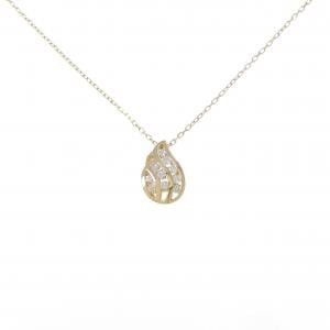 18KYG/K18YG ダイヤモンド ネックレス