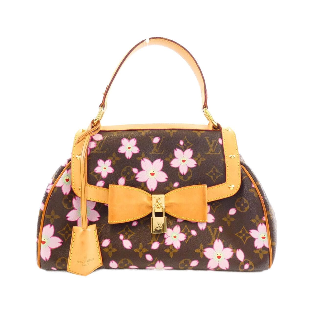 LOUIS VUITTON Monogram Cherry Blossom Sack 復古 PM M92012 包