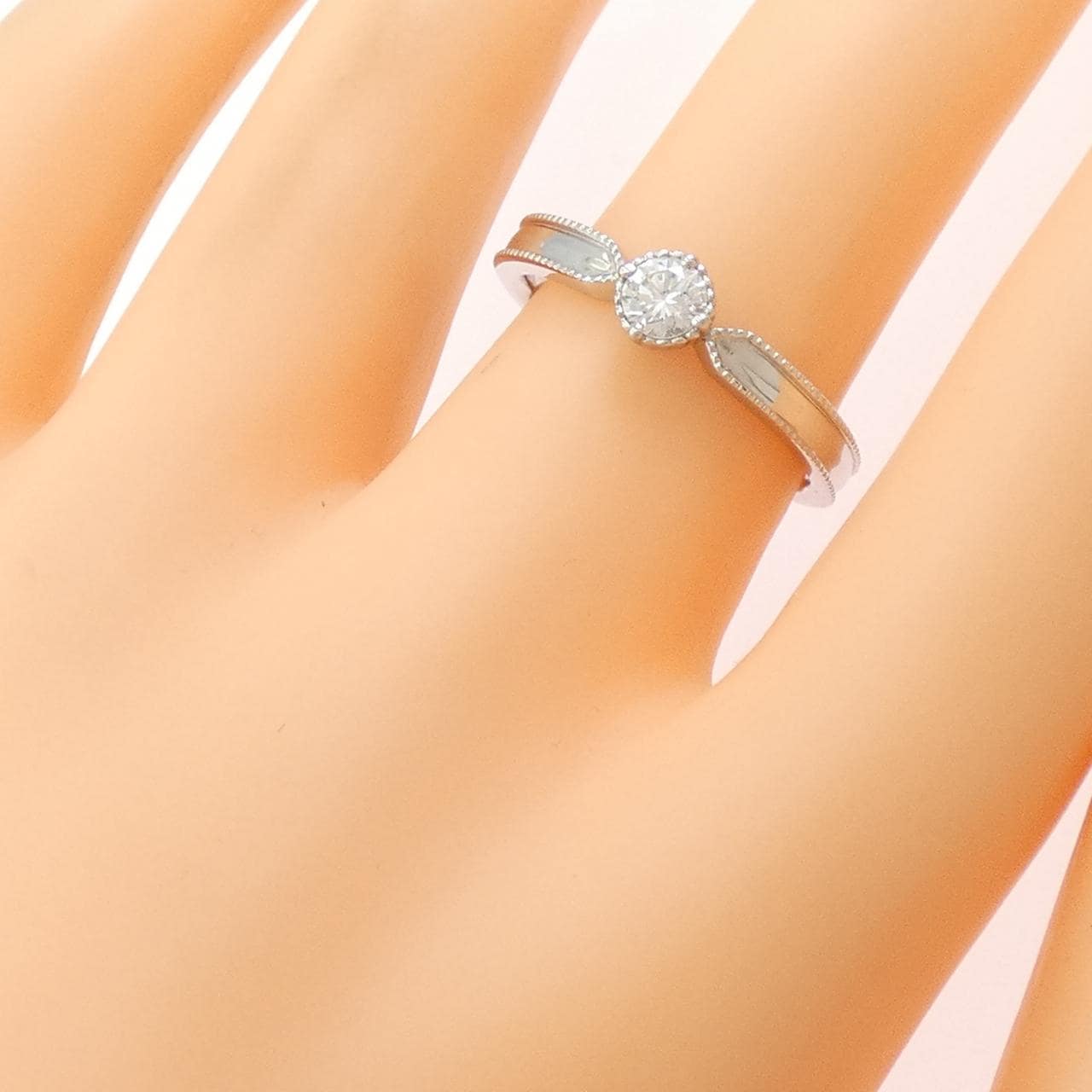 PT900 ダイヤモンド リング 0.238CT G SI1 Good