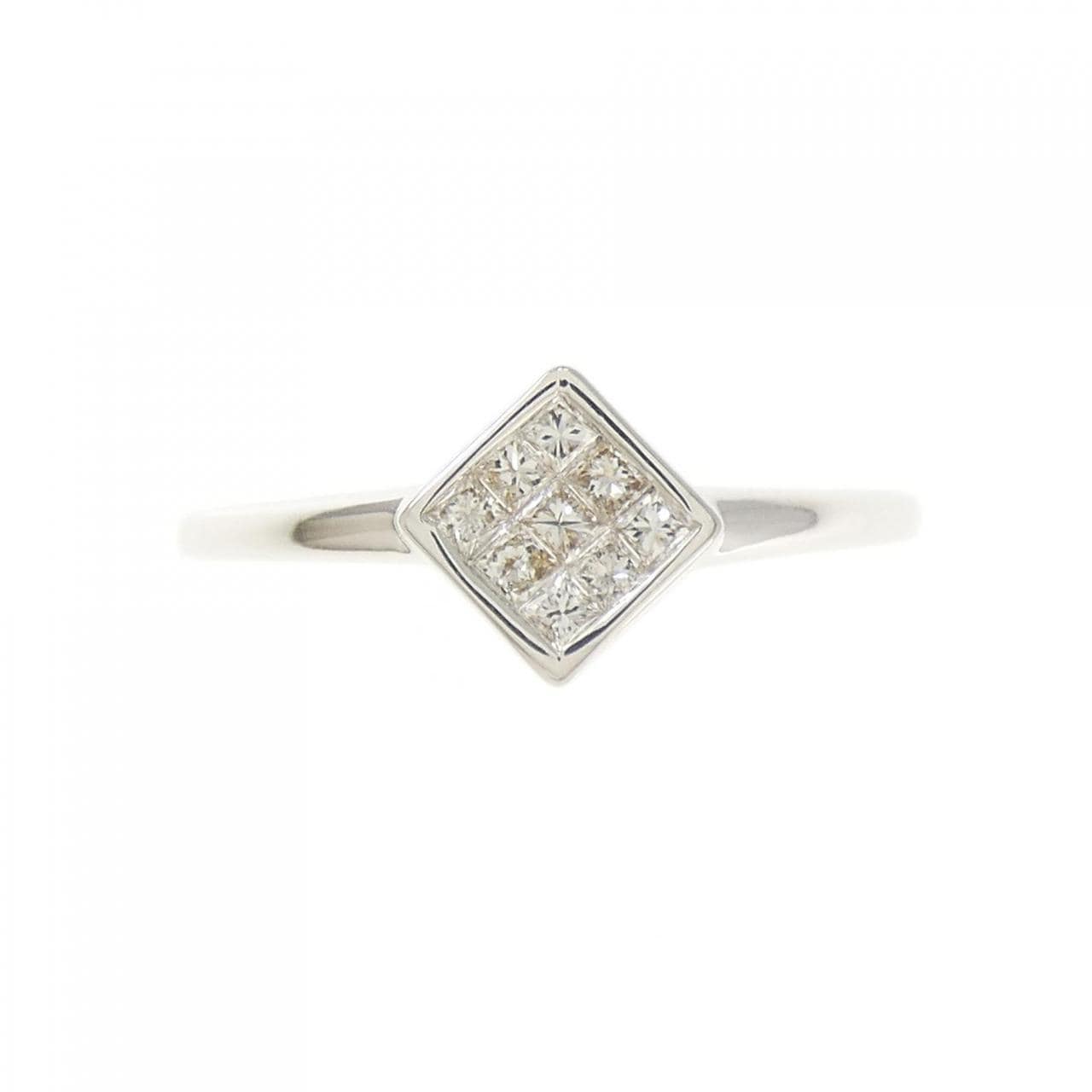 K18WG ダイヤモンド リング 0.20CT