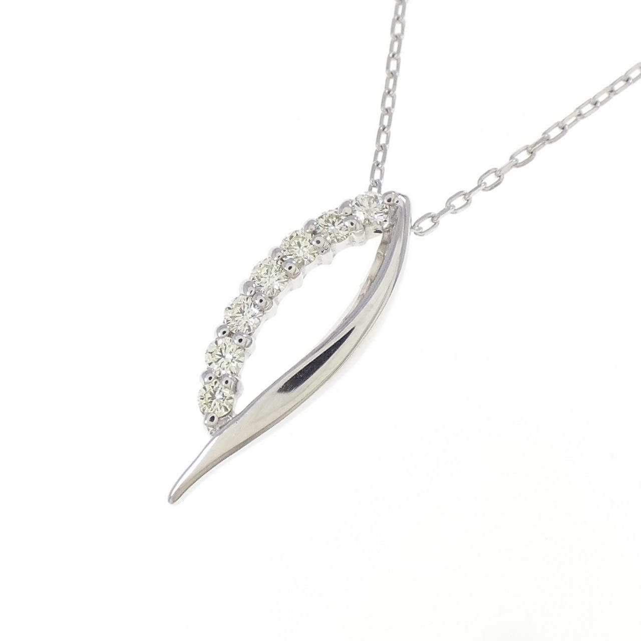 K10WG ダイヤモンド ネックレス