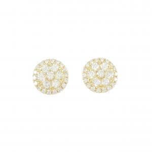 【リメイク】K18YG ダイヤモンド ピアス 0.60CT