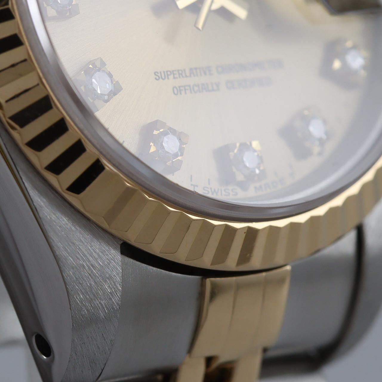 ロレックス デイトジャスト 69173G. SSxYG 自動巻 X番