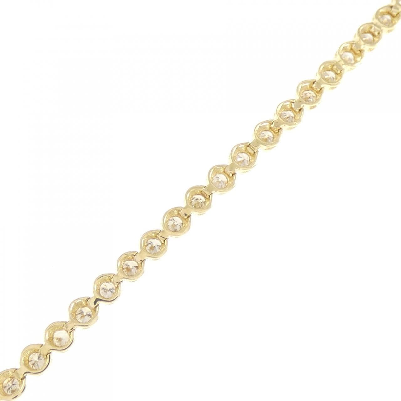 K18YG ダイヤモンド ブレスレット 1.00CT
