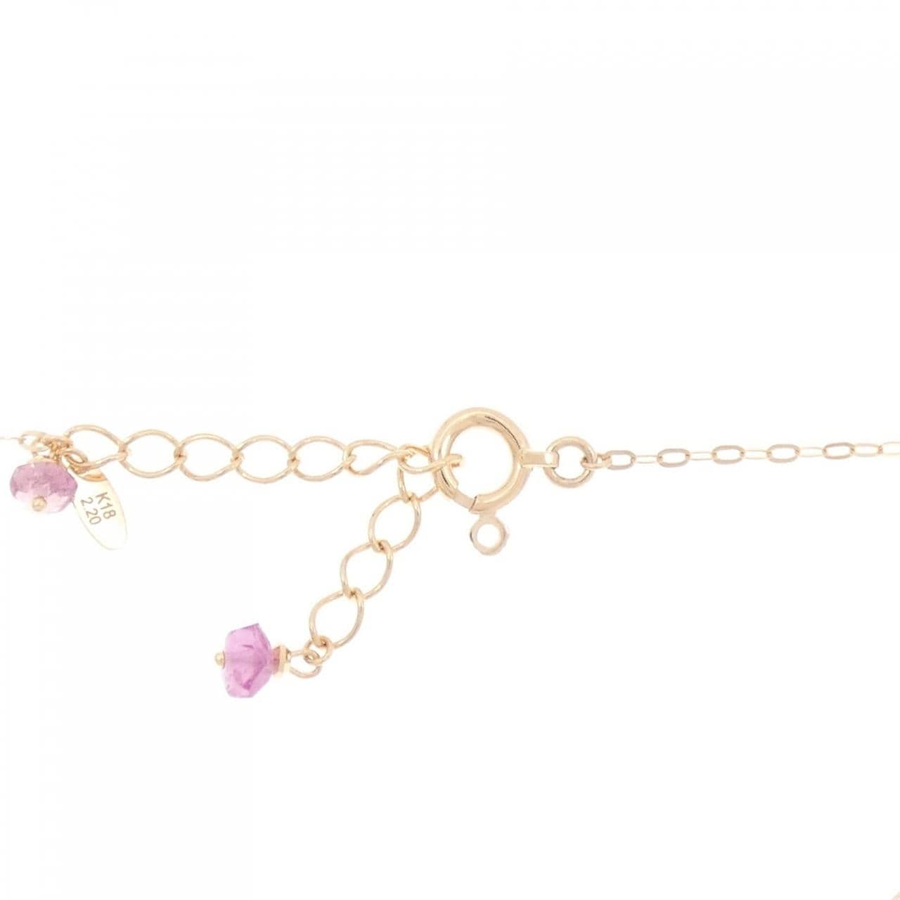 K18PG トルマリン ブレスレット 2.20CT