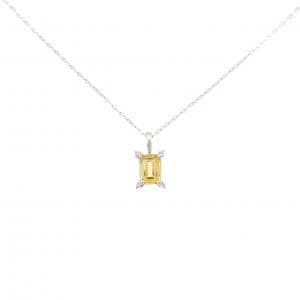 PT900/PT850 シトリン ネックレス