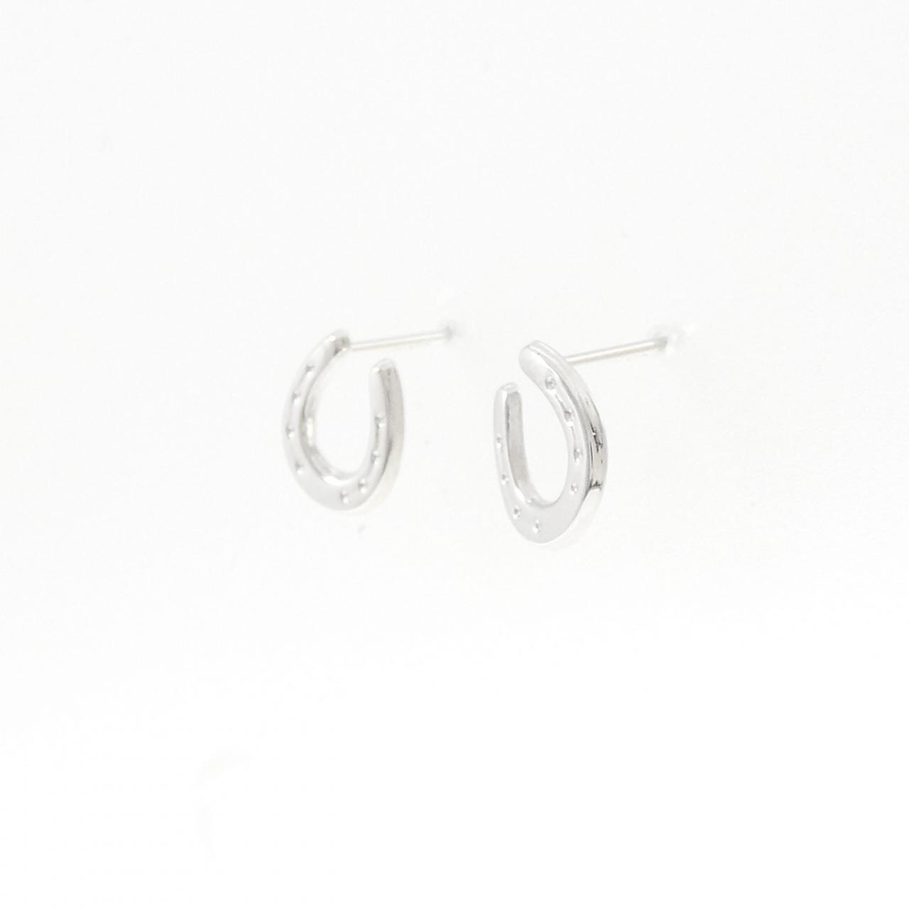 K14WG ホースシュー ピアス