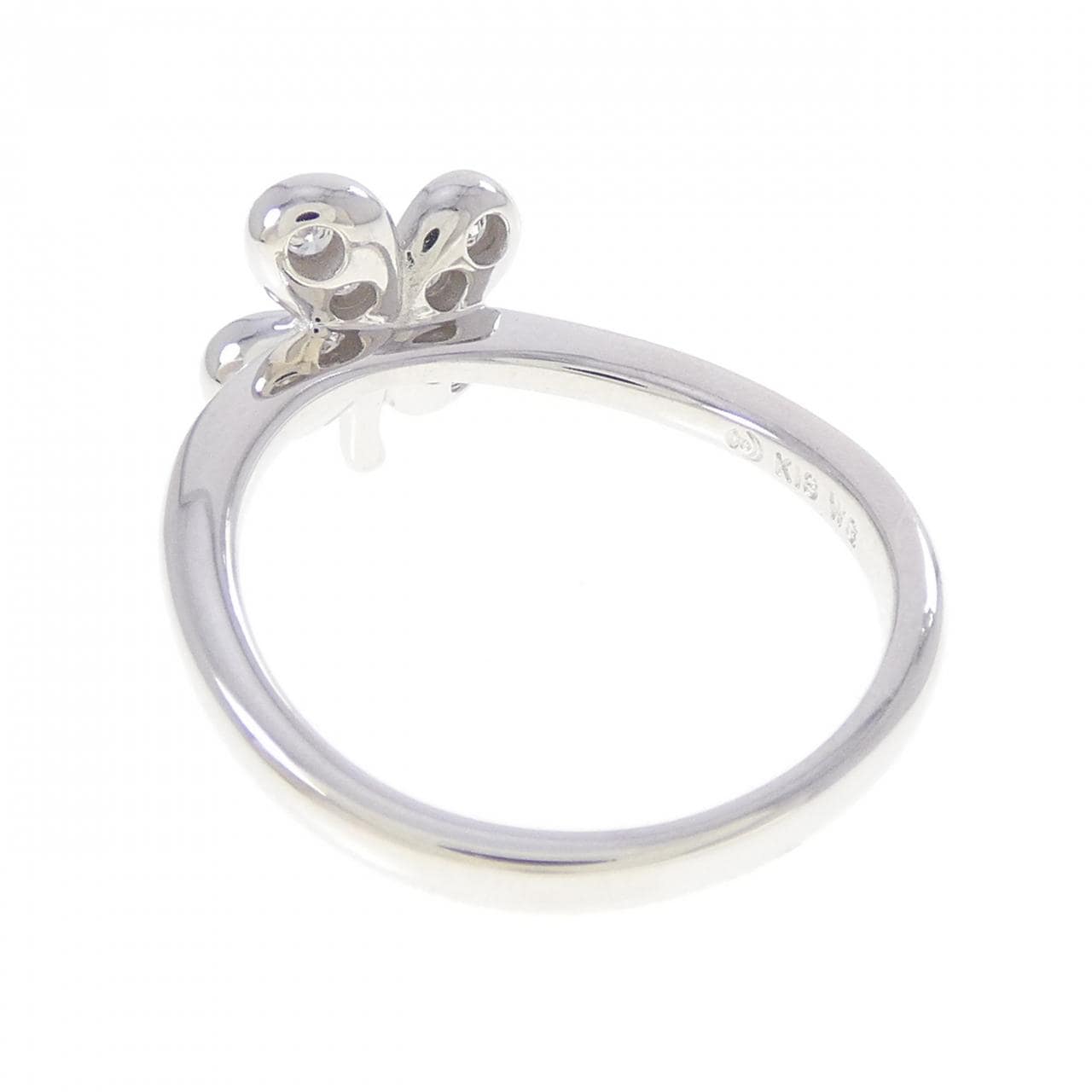 タサキ クローバー ダイヤモンド リング 0.08CT