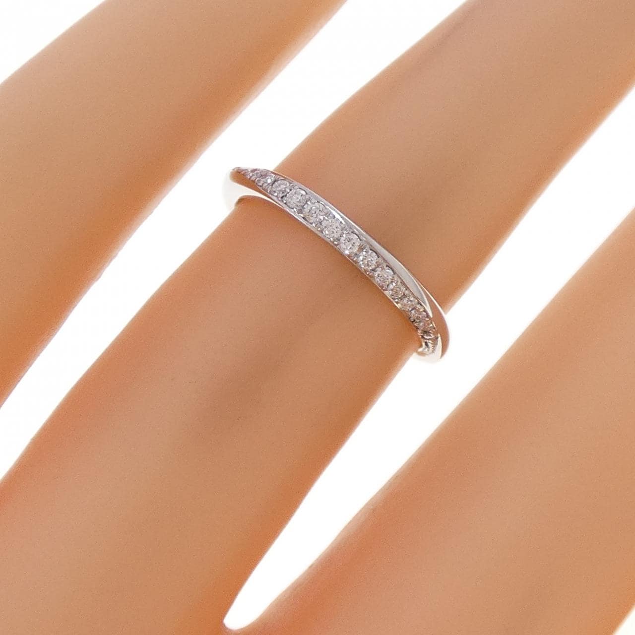 PT950 ダイヤモンド リング 0.117CT
