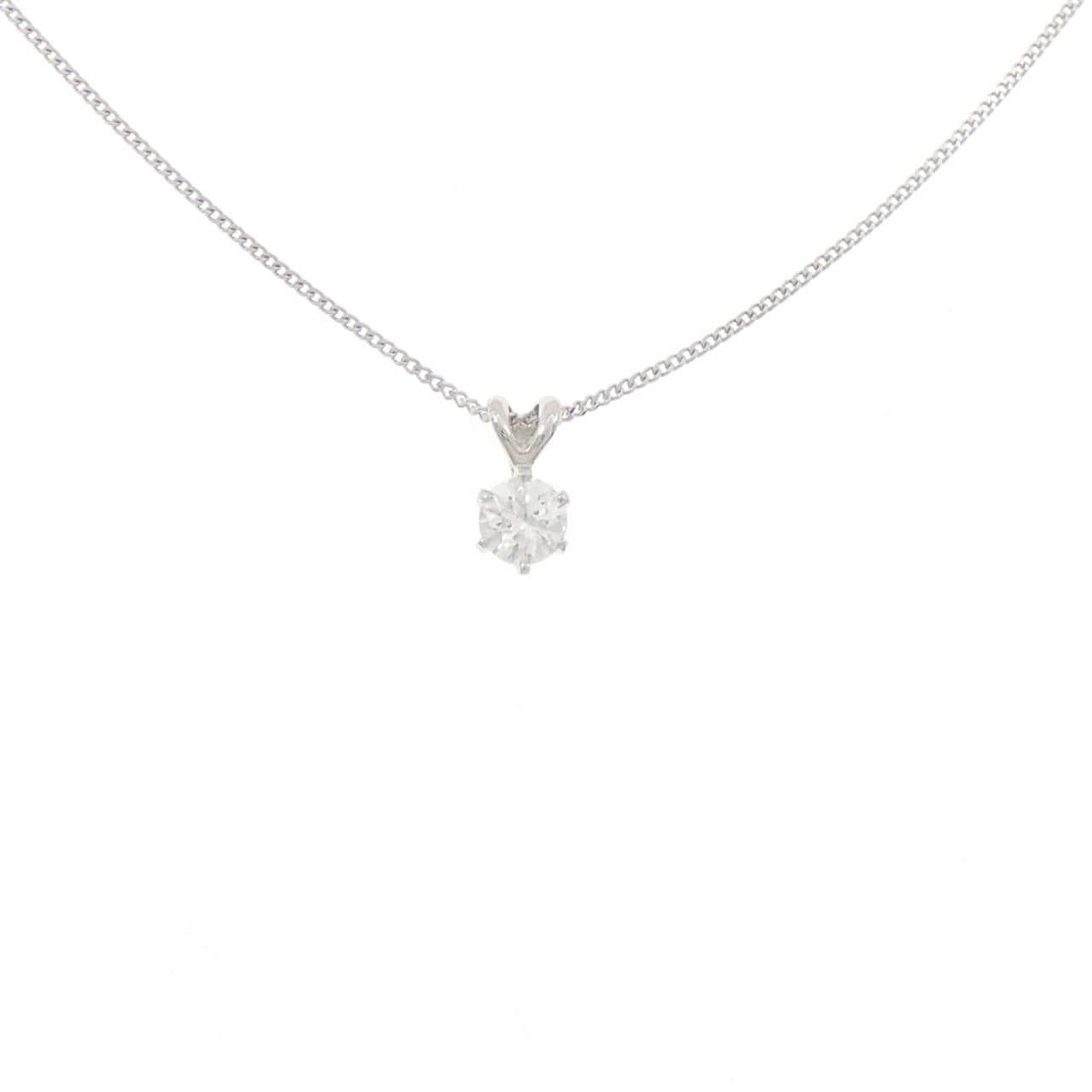 PT/PT850 ソリティア ダイヤモンド ネックレス 0.423CT