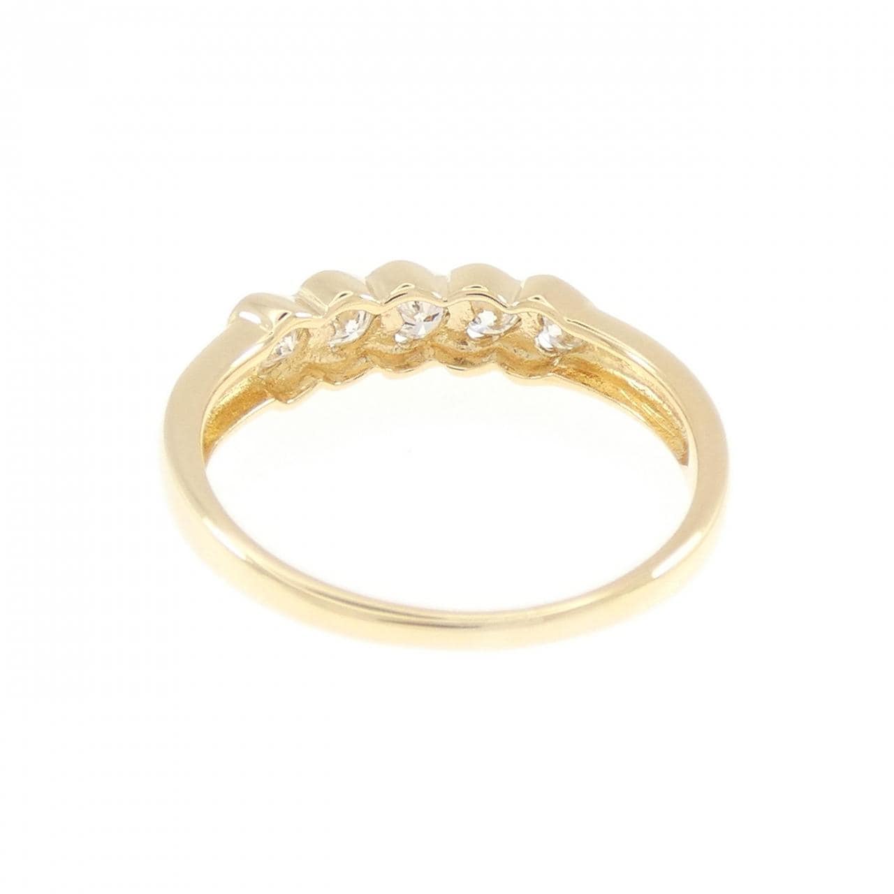 K18YG ハート ダイヤモンド リング 0.25CT