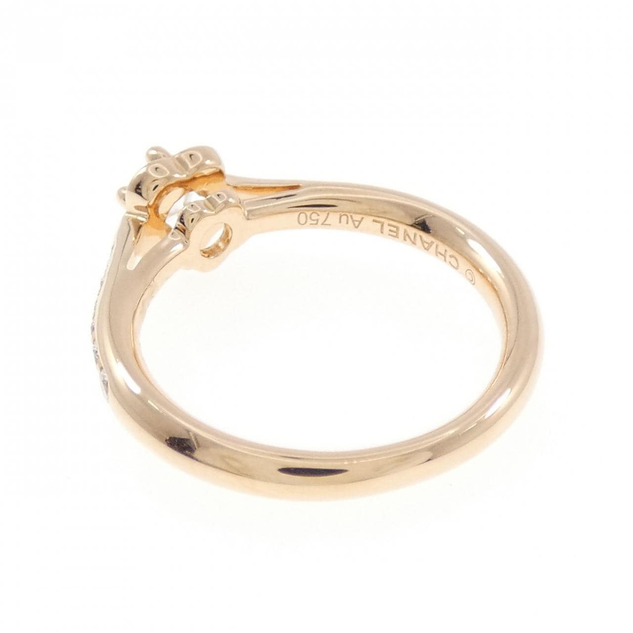 シャネル カメリア リング 0.26CT E VVS2 3EXT
