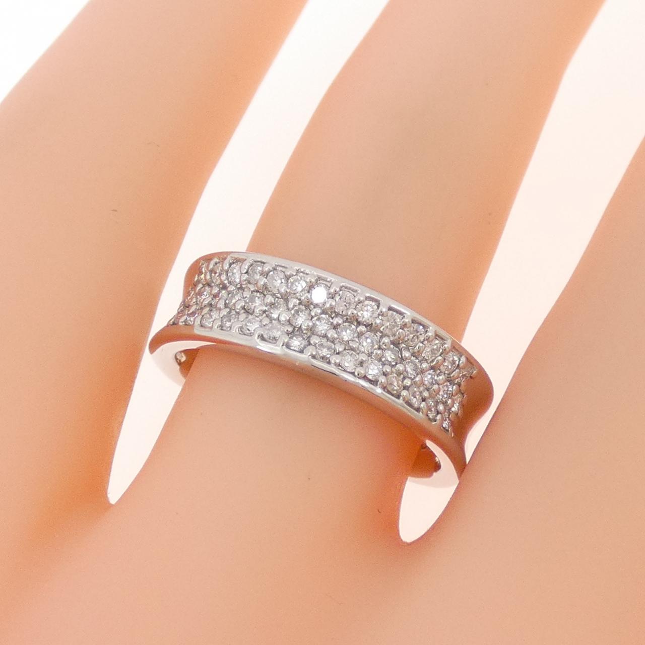 PT900 パヴェ ダイヤモンド リング 0.35CT