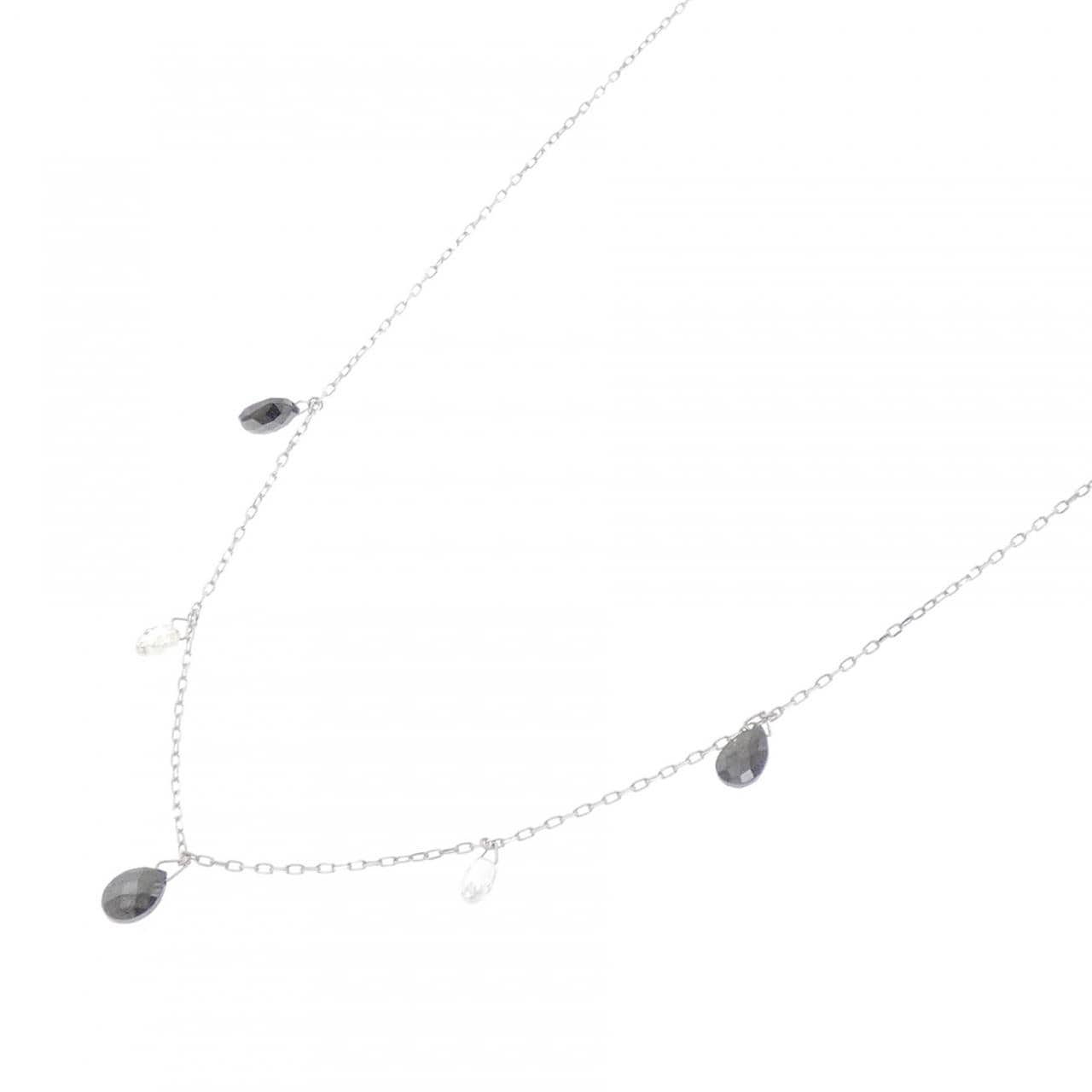 K18WG ダイヤモンド ネックレス 1.53CT