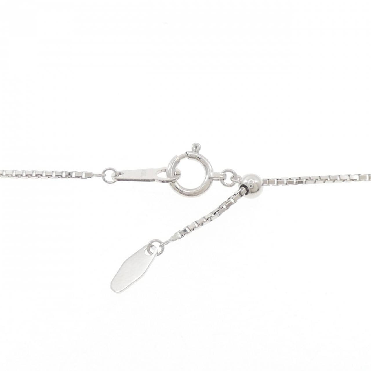 K18WG 黒蝶パール ネックレス 9.6mm