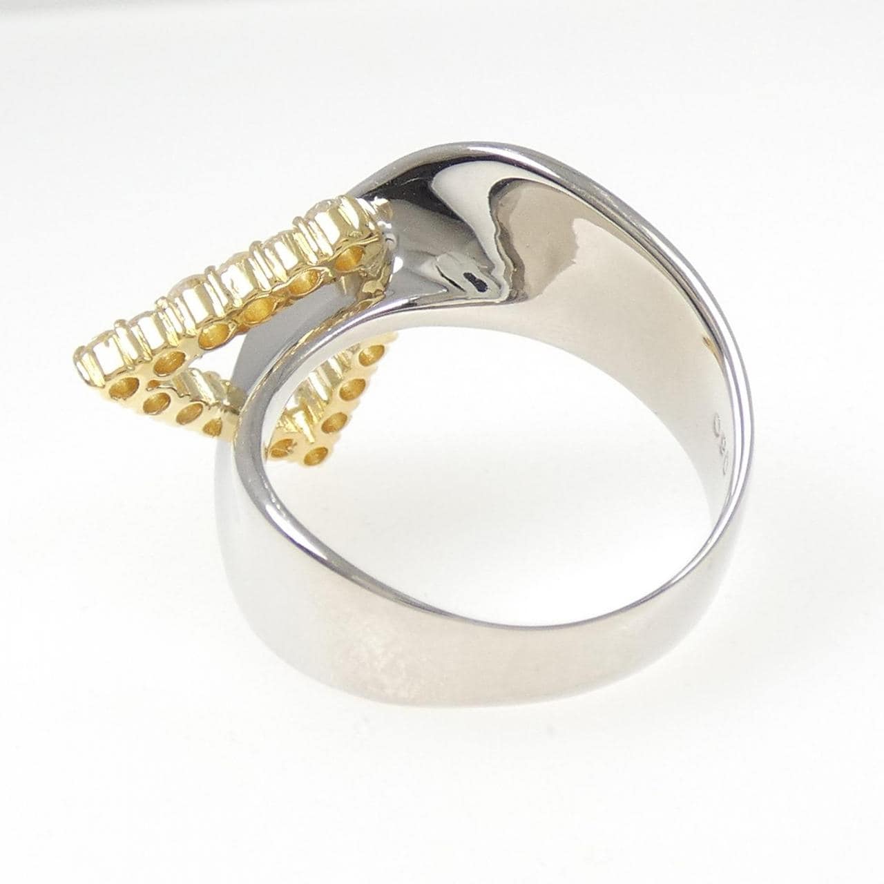 PT900/K18YG ダイヤモンド リング 0.60CT