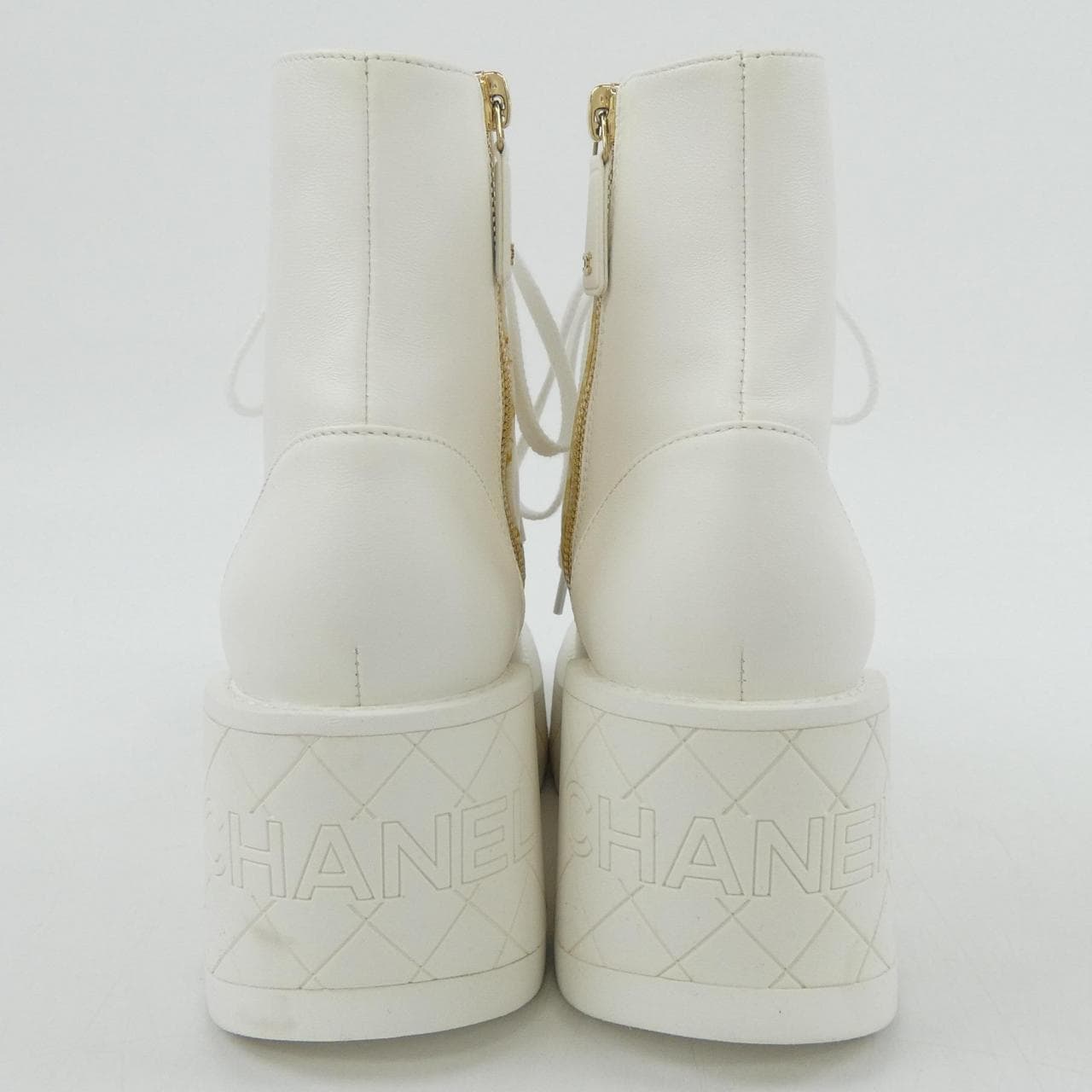 シャネル CHANEL コンバットブーツ COMBAT BOOTS G45388X01000 ブーツ