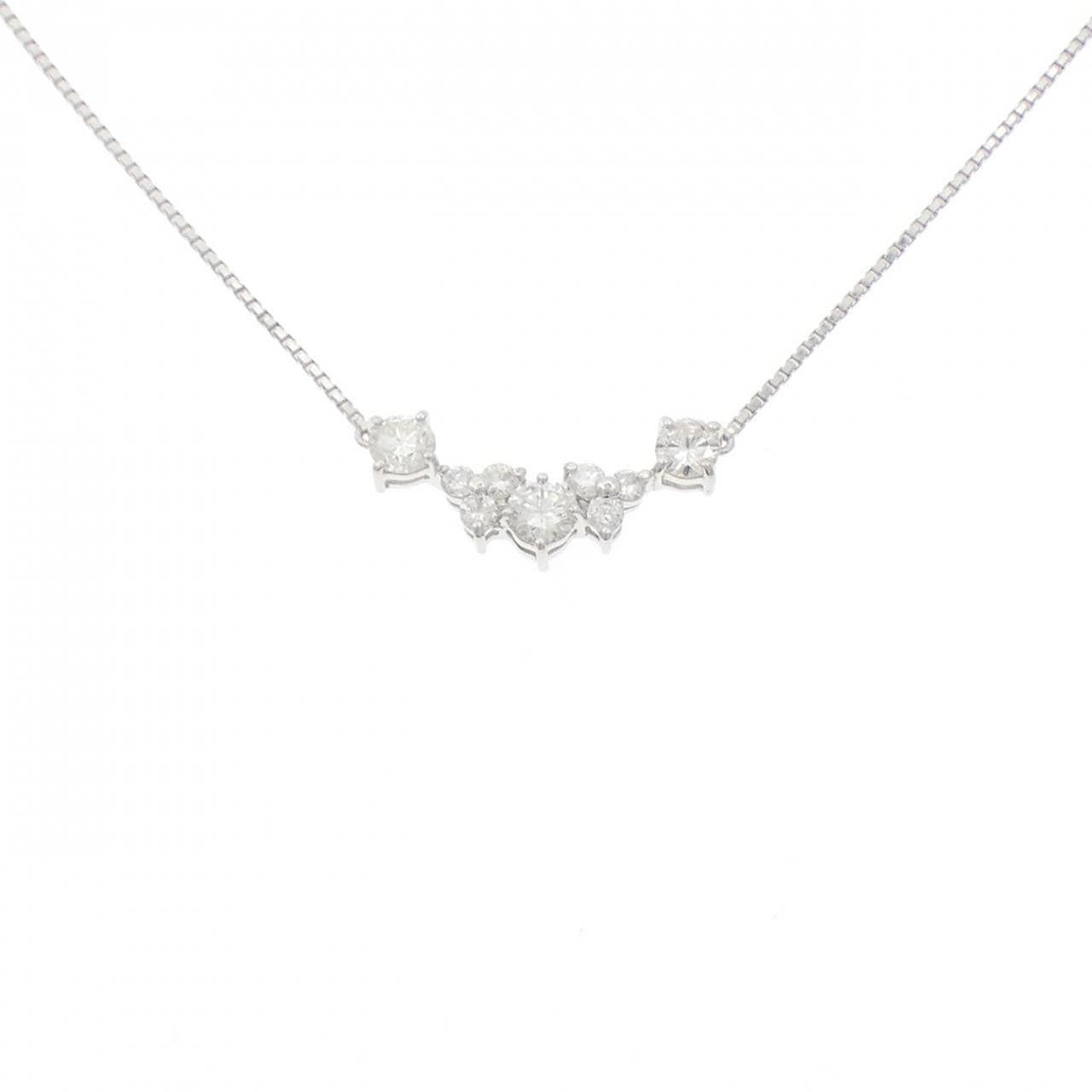 PT900/PT850 ダイヤモンド ネックレス 1.04CT