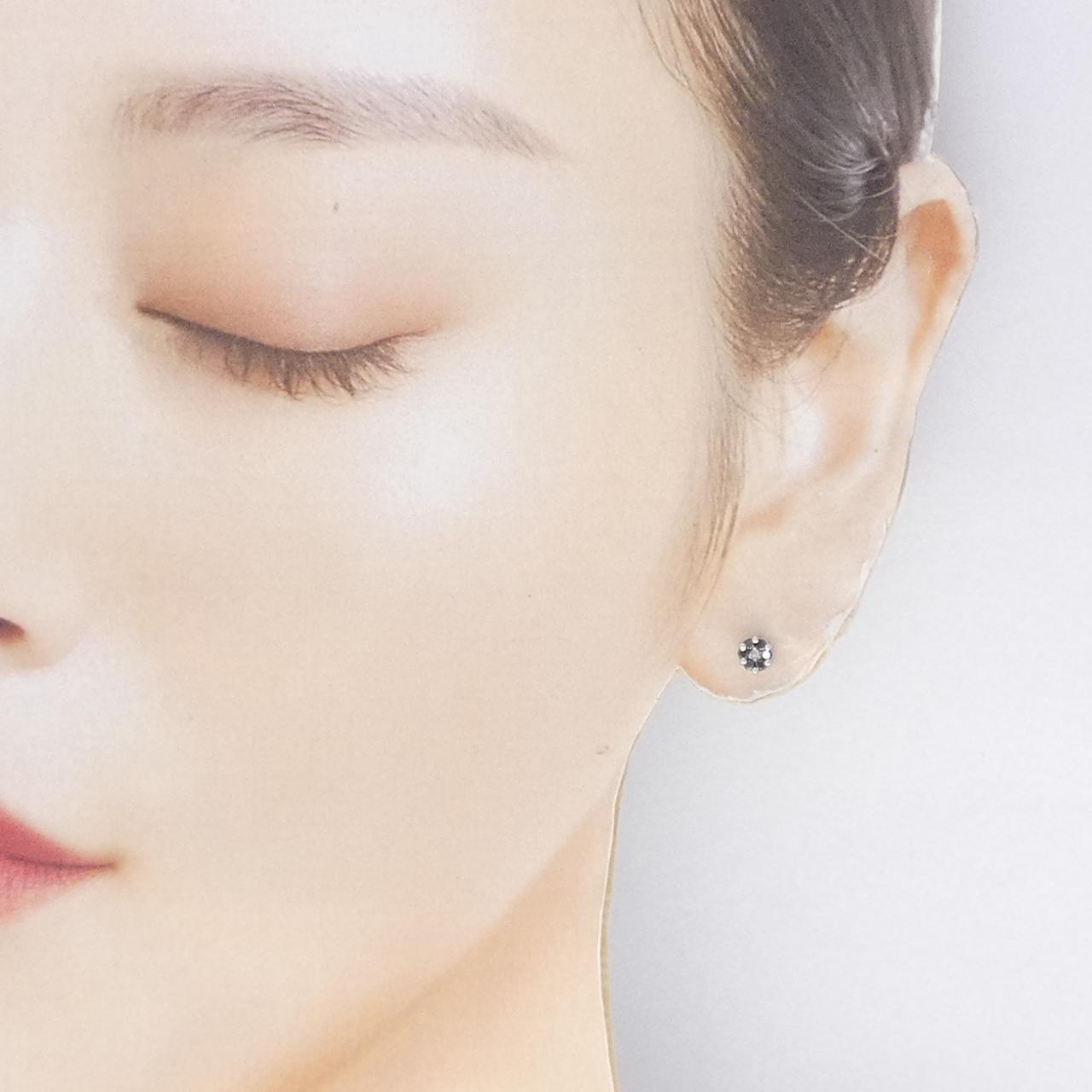 K18WG ダイヤモンド ピアス 0.20CT