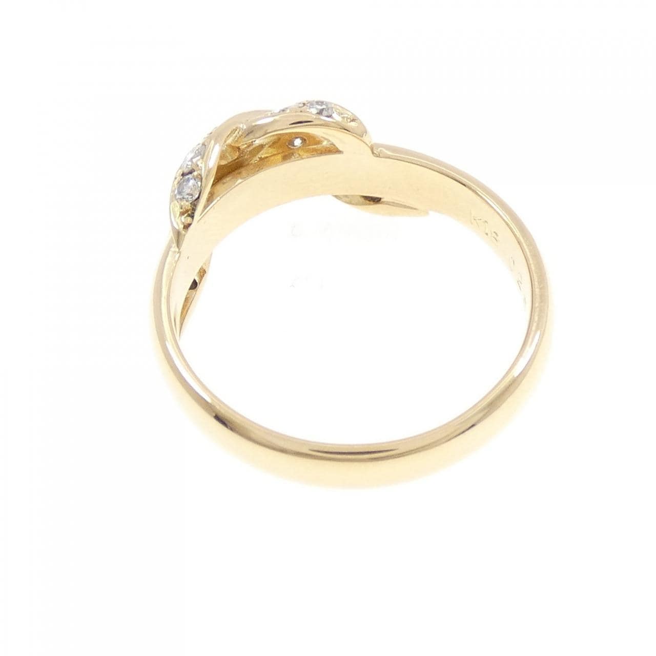 K18YG ダイヤモンド リング 0.25CT