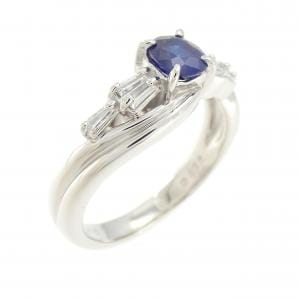 PT900 サファイヤ リング 0.55CT