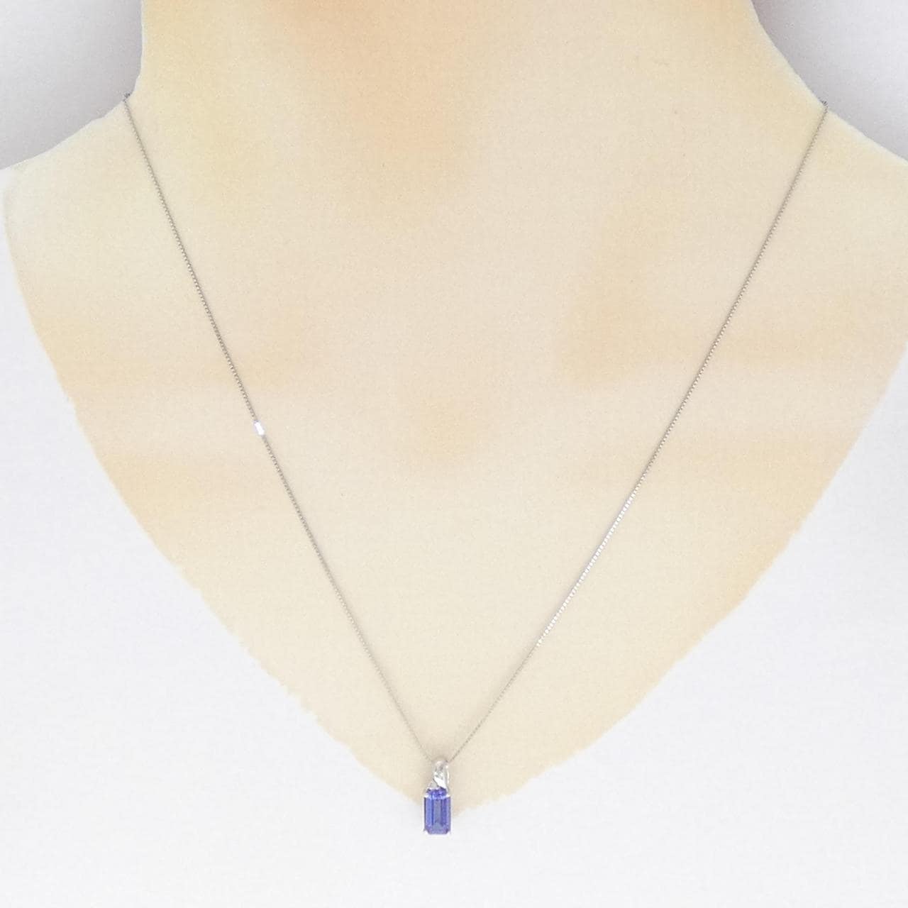 [再加工款] PT坦桑石项链 0.85CT