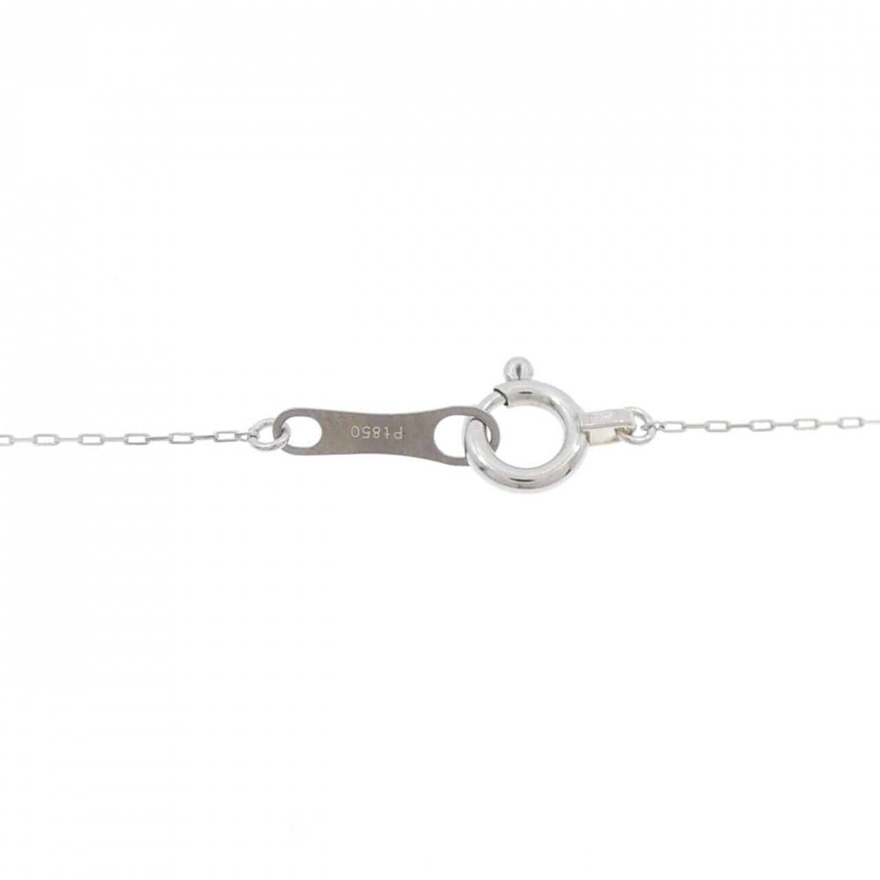 【新品】PT900/PT850 ダイヤモンド ネックレス 0.18CT