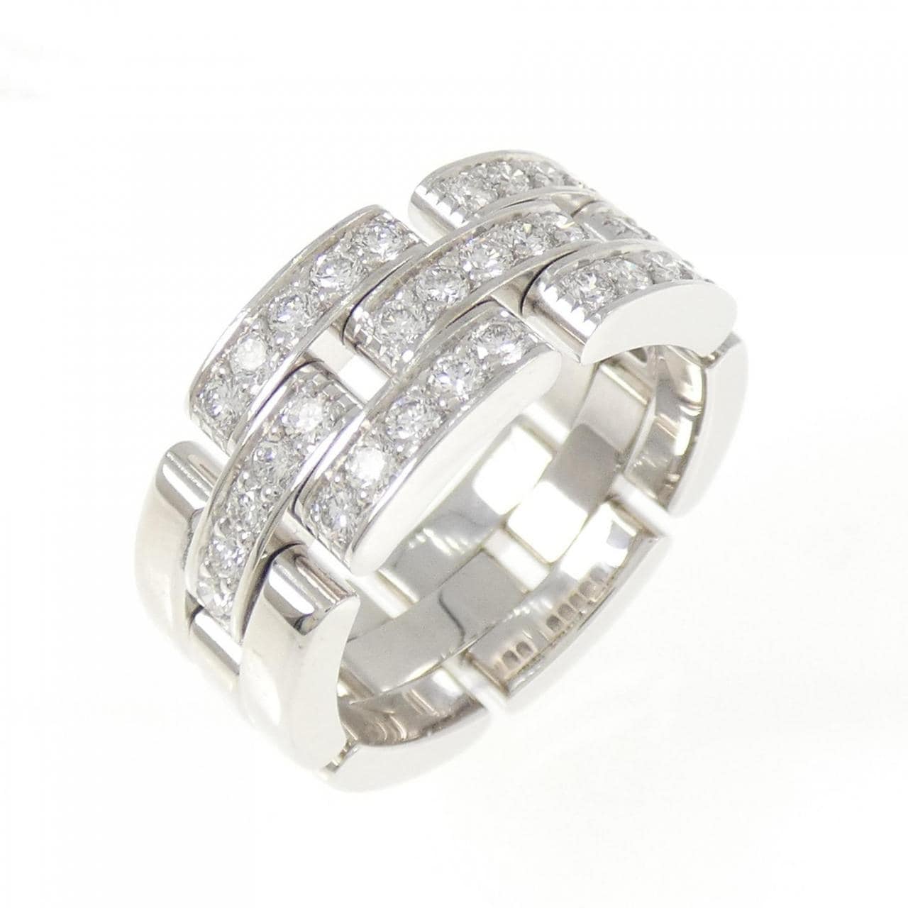 カルティエ マイヨンパンテール ハーフダイヤ リング