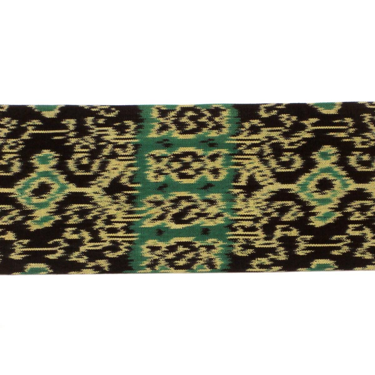 【新品】名古屋帯　貴久樹　イカット手織り